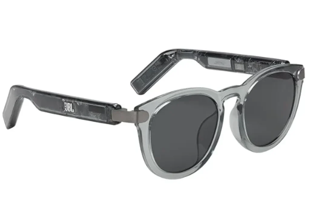Óculos de Sol JBL com Som, Soundgear Frames Round, Bluetooth Integrado – Onyx – JBLSNDGEARFMSRONX