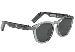 Óculos de Sol JBL com Som, Soundgear Frames Round, Bluetooth Integrado – Onyx – JBLSNDGEARFMSRONX