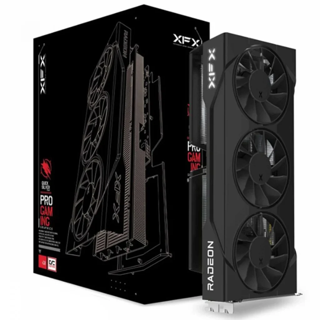 Placa de Vídeo XFX Swift RX 9060 XT OC Triple Fan, 16GB, GDDR6, 128 bits, AMD Radeon, FSR, Ray Tracing, RX-96TS316B7