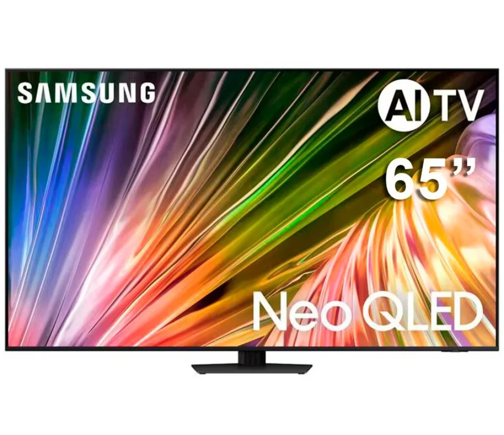Samsung AI TV 65″ Neo QLED 4K 65QN85D 2024, Processador com AI, Upscaling 4K, Mini LED, Painel 120hz, AI Energy Mode, Alexa built in