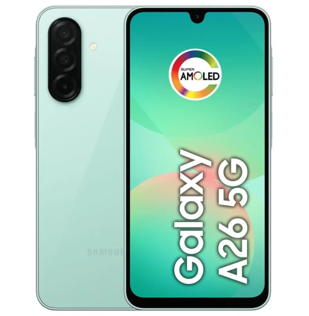 Samsung Celular Galaxy A26 5G 256GB, 8GB RAM, Câmera de 50MP, IP67, Tela Super AMOLED 6.7″, NFC