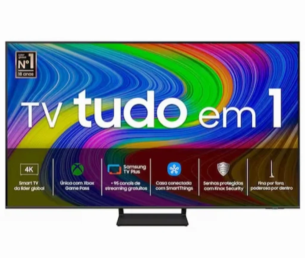 Samsung Smart TV 70″ QLED 4K 70Q65D 2024, Modo Game, Tela sem limites, Design slim, Visual livre de cabos, Alexa built in
