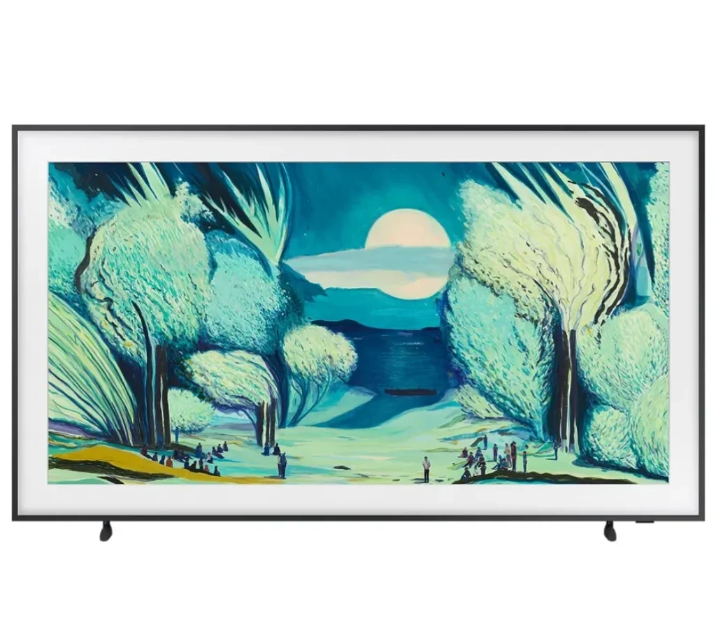 Samsung Vision AI TV 55″ QLED The Frame 4K 120 Hz (até 144 Hz) LS03F 2025, Tela Matte Antirreflexo, Molduras customizáveis, Modo Arte, 7 Anos de Atualização – QN55LS03FAGXZD