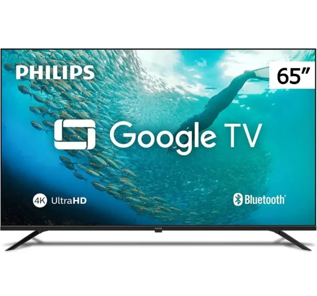 Smart TV 65″ Philips PUG7019 Google TV Quad Core Google Assistente 3 HDMI 2 USB – 65PUG7019/78