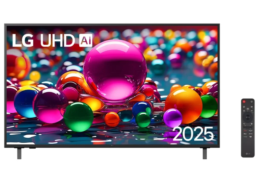 Smart TV LG 75″ UHD 4K – Processador α7 IA Gen8, 4K Super Upscaling, Botão IA, webOS 25 – 75UA8550PSA