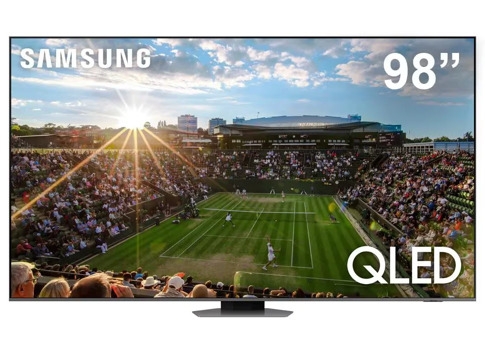 Smart TV QLED 98” 4K Samsung Q80C com 120Hz, Processador Neural Quantum ...