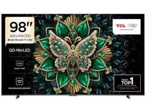 Smart TV TCL 98″ 4K UHD QD-Mini LED C6K 144Hz Google TV AiPQ Google Assistente 4 HDMI 2 USB – 98C6K