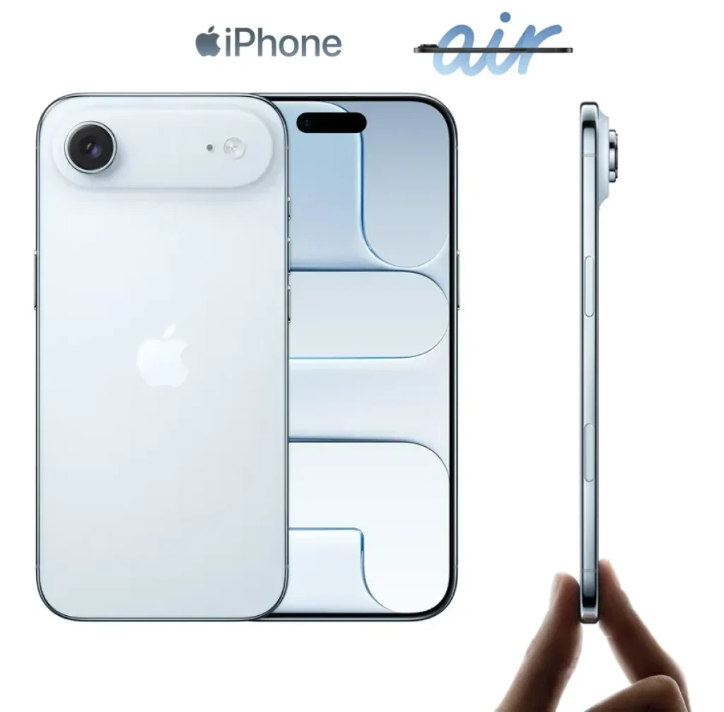 Smartphone Apple iPhone 17 Air (256GB) – Tela de 6,5″ Super Retina XDR, 5G, Chip A19 Pro e Câmera de 48MP