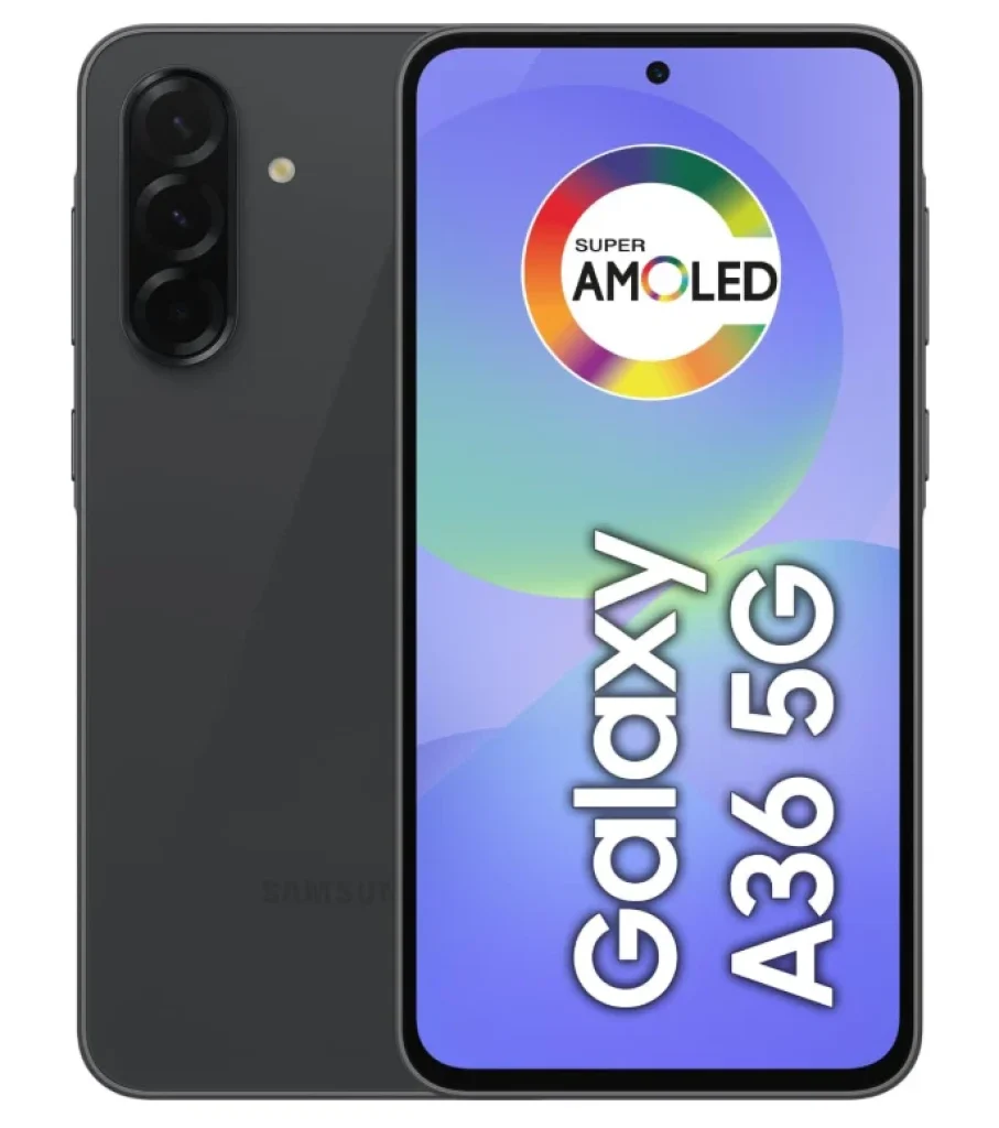 Smartphone Samsung Galaxy A36 5G 128GB, 6GB RAM, Câmera Tripla até 50MP, Tela Super AMOLED 6.7″, IP67, NFC, Recursos AI e Snapdragon 6 Gen 3