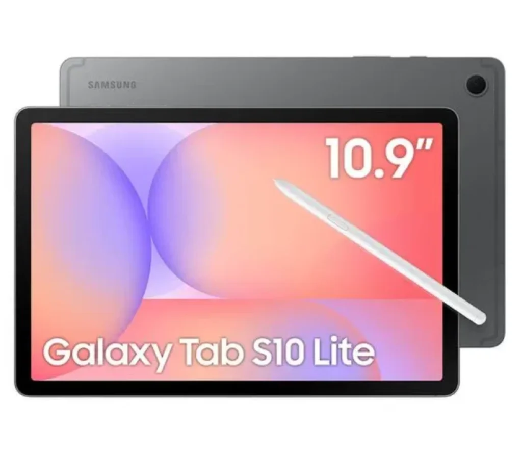 Tablet Samsung Galaxy Tab S10 Lite 5G, 128GB, 8GB, Tela 10,9″ 90Hz, S Pen e Capa Inclusas 8000mAh – SM-X406BZADZTO