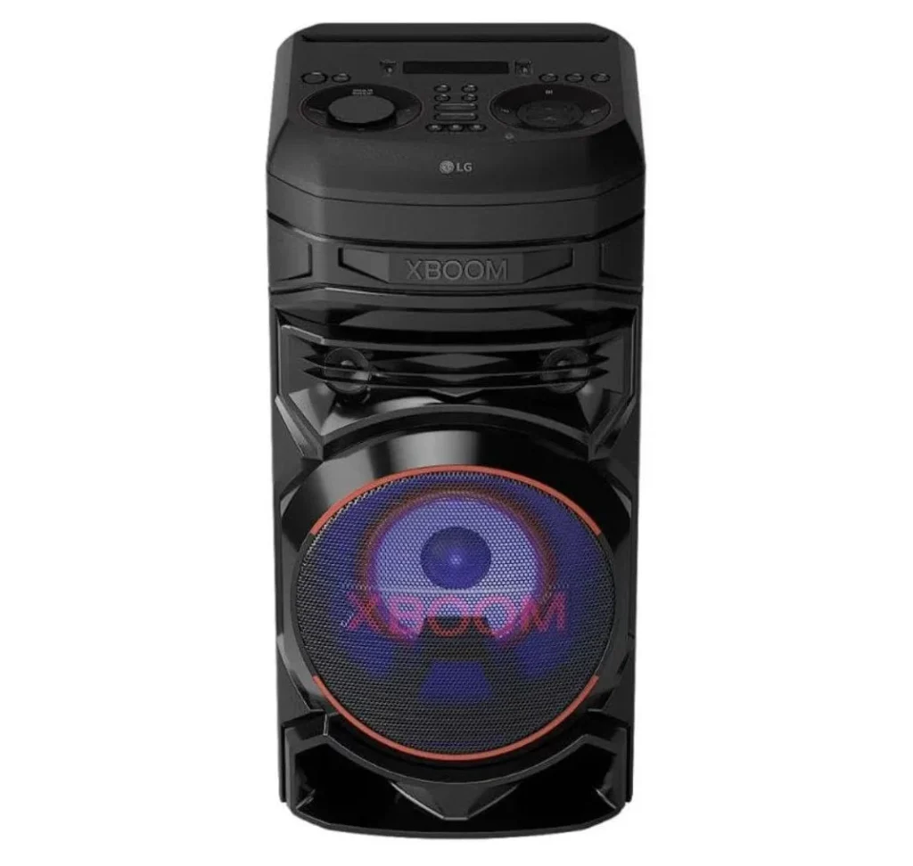 Caixa Acústica LG Xboom RNC5 – Multi Bluetooth, Graves Potentes, Entrada de Microfone e Guitarra