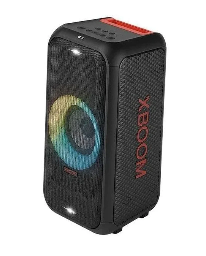 Caixa de som Bluetooth LG XBOOM 200W RMS, 12 horas de bateria, IPX4, Iluminação de Festa e Visor de Pixel LED – XL5S