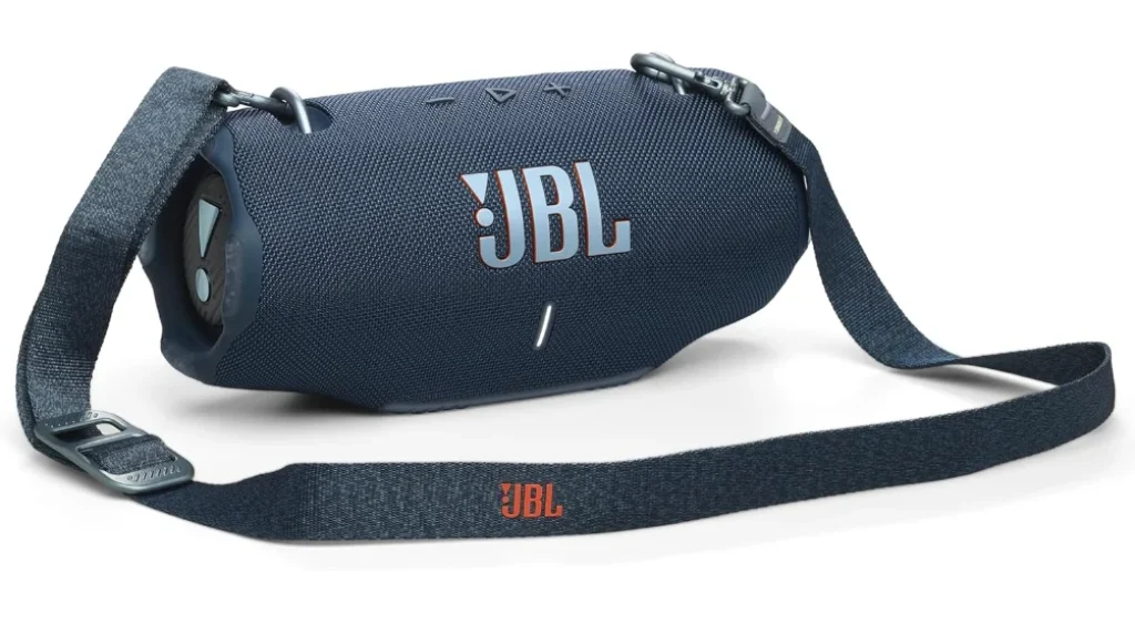 Caixa de Som JBL Xtreme 4 Azul, Bluetooth, Função Power Bank, Auracast, Playtime Boost, À Prova D’água e Resistente À Poeira IP67, 100W – JBLXTREME4BLUBR