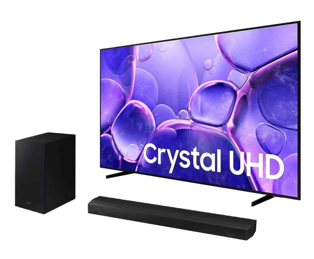 Combo Samsung Smart TV 85″ Crystal UHD 4K 85U8100F 2025 + Soundbar HW-B550