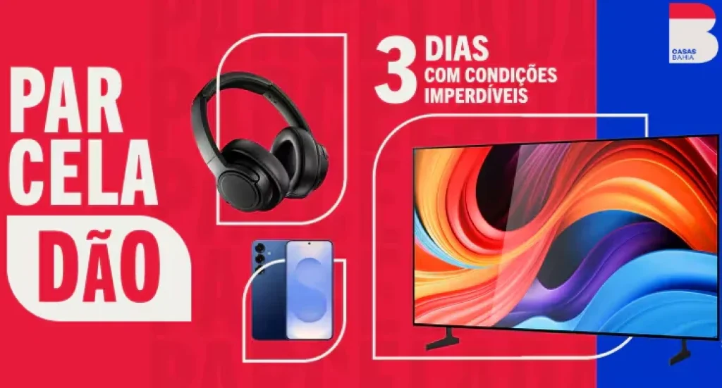 Cupom Casas Bahia Até 10% OFF no Parcelamento em Eletrônicos Selecionados
