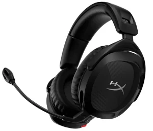 Headset HyperX Cloud Stinger 2 Wireless – Áudio Espacial DTS, Conexão 2,4 GHz, Bateria 20h, Conforto HyperX, Microfone Dobrável, Para Jogos e Streaming, Preto – 676A2AA