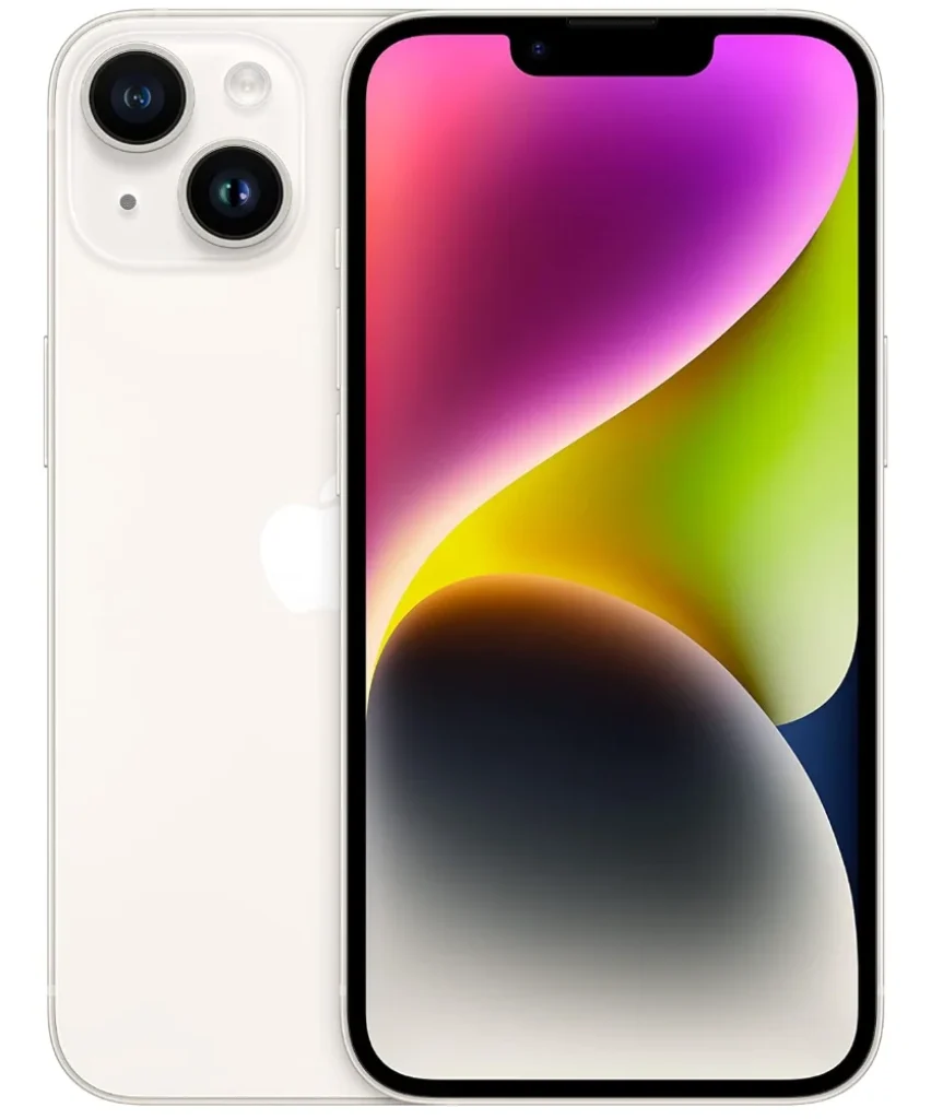 iPhone 14 Apple (128GB – Branco Estelar), Tela de 6,1″, 5G e Câmera de 12 MP
