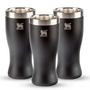 Kit 3 Copos Stanley Happy Hour Pilsner Glass Foundry Black | 444ml