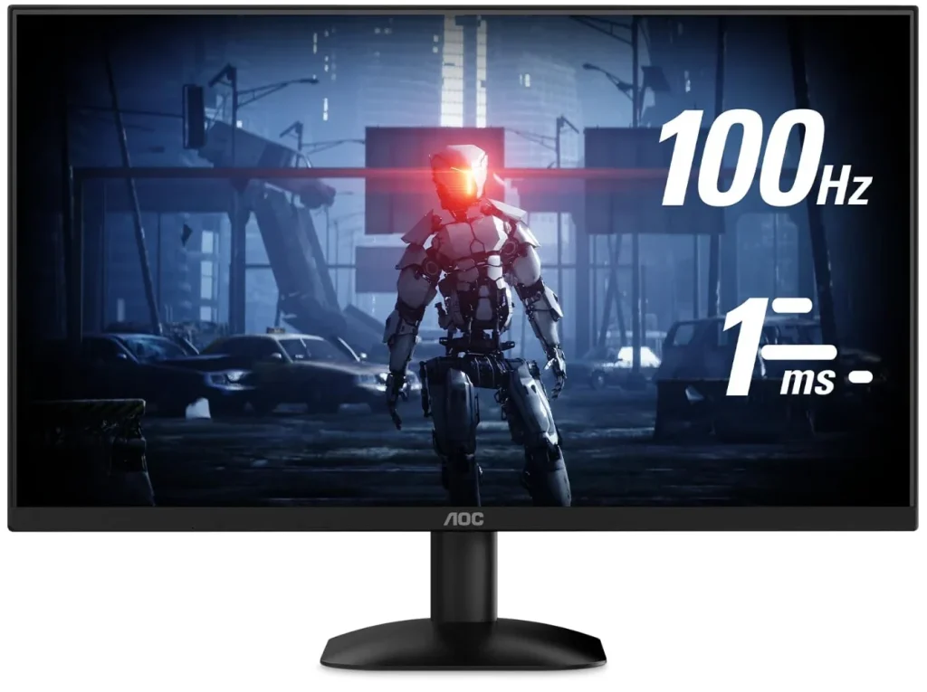 Monitor Gamer AOC 23,8″ Full HD, 100Hz, 1ms, VA, VGA e HDMI, Adaptive-Sync – 24B35HM2
