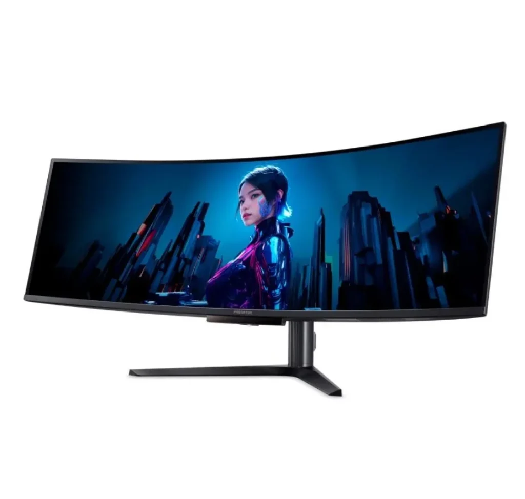 Monitor Gamer Curvo Acer Predator X49 XBMIPPHUZX, 49″ OLED, Dual QHD, 240Hz, 0.03ms, DisplayPort, HDMI e USB-C, HDR, FreeSync – UM.SXXAA.X02