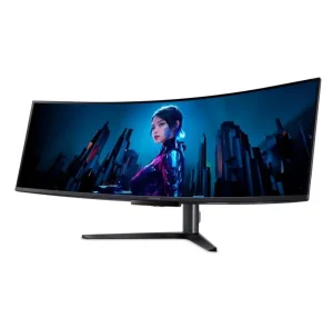 Monitor Gamer Curvo Acer Predator X49 XBMIPPHUZX, 49″ OLED, Dual QHD, 240Hz, 0.03ms, DisplayPort, HDMI e USB-C, HDR, FreeSync – UM.SXXAA.X02