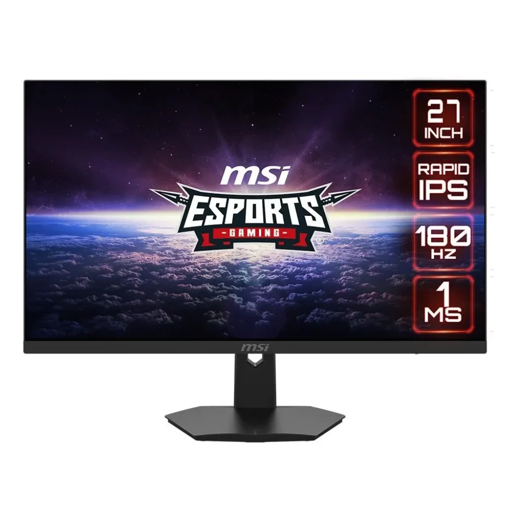 Monitor Gamer MSI G274F, 27″, 180Hz, Full HD, Rapid IPS, 1ms, DisplayPort e HDMI, Adaptive-Sync