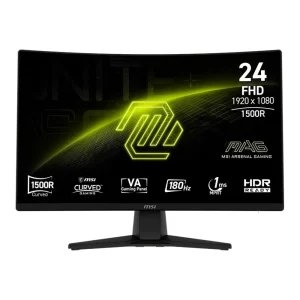Monitor Gamer MSI MAG 242C, 24 Pol, Full HD, 4ms, 180Hz, Adaptive-Sync, HDMI/DP – MAG242C