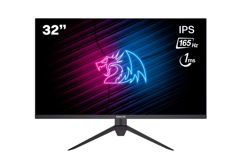 Monitor Gamer Redragon Ombra 32” Quad HD IPS 165hz GMQ3222SUC