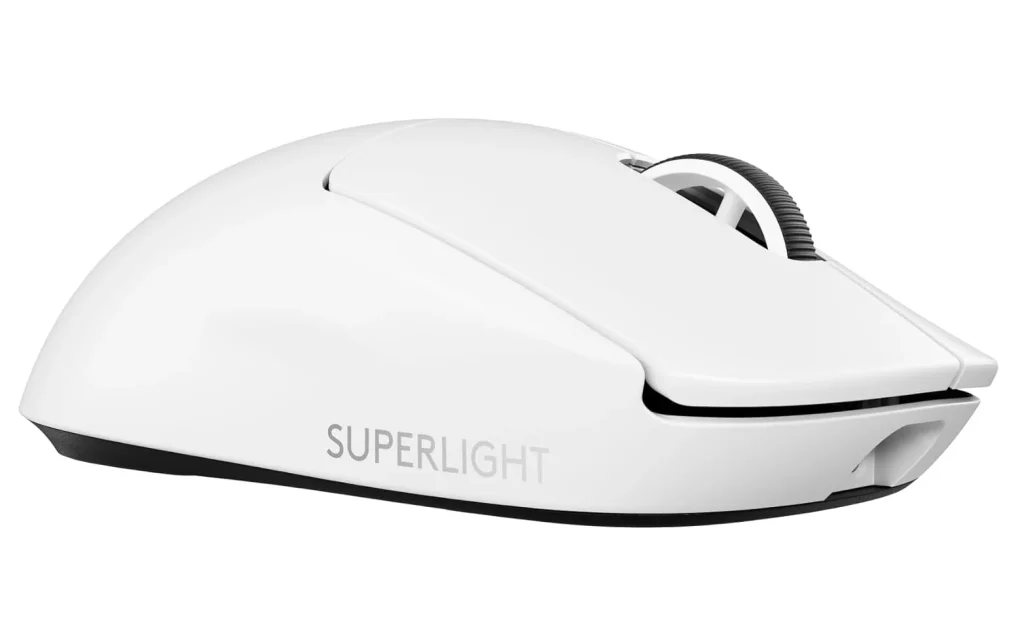 Mouse Gamer Sem Fio Logitech G Pro X Superlight 2 com Lightspeed, 32000 DPI, Sensor Hero 2, com Bateria Recarregável, Branco – 910-006796
