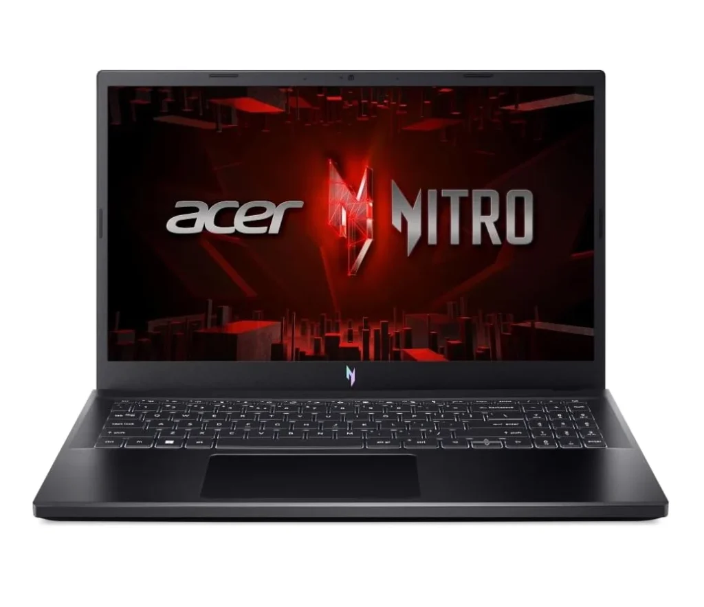 Notebook Acer Gamer Nitro V15 ANV15-51-58AZ Intel Core i5-13420H 8GB RAM DDR5 512GB SSD Geforce RTX 3050 6GB 15.6 FHD LED IPS 144Hz Preto Retroiluminado Windows 11 Home
