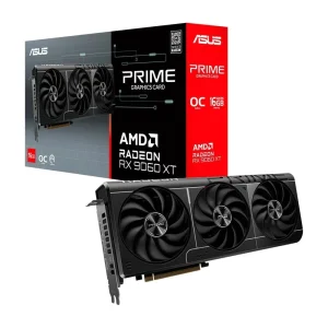 Placa de Vídeo ASUS PRIME RX 9060 XT OC 16GB AMD Radeon, 16GB, GDDR6, 128bits, Tripe Fan, OpenGL 4.6 – 90YV0LF1-M0NA00