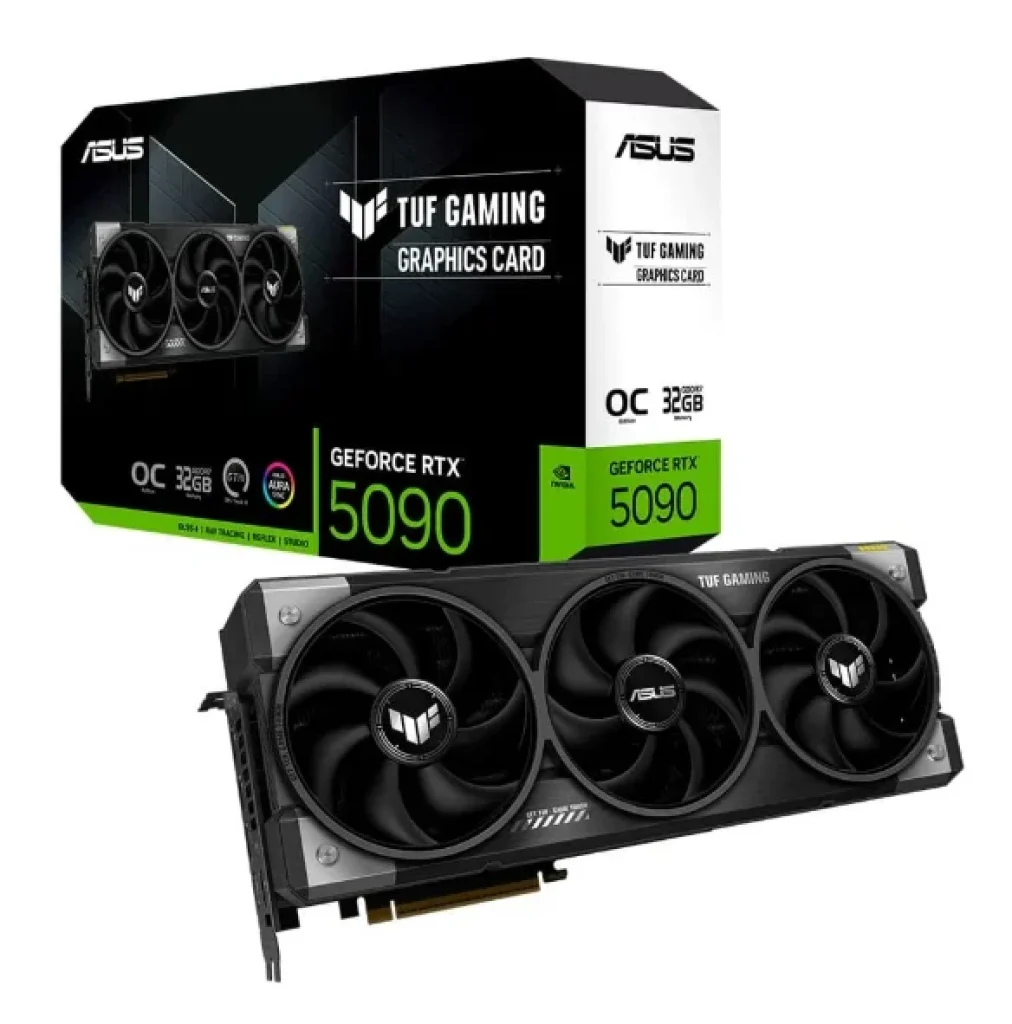 Placa de Vídeo ASUS TUF RTX5090 O32G GAMING, NVIDIA, 32GB, GDDR7, 512bits – 90YV0LY0-M0NA00