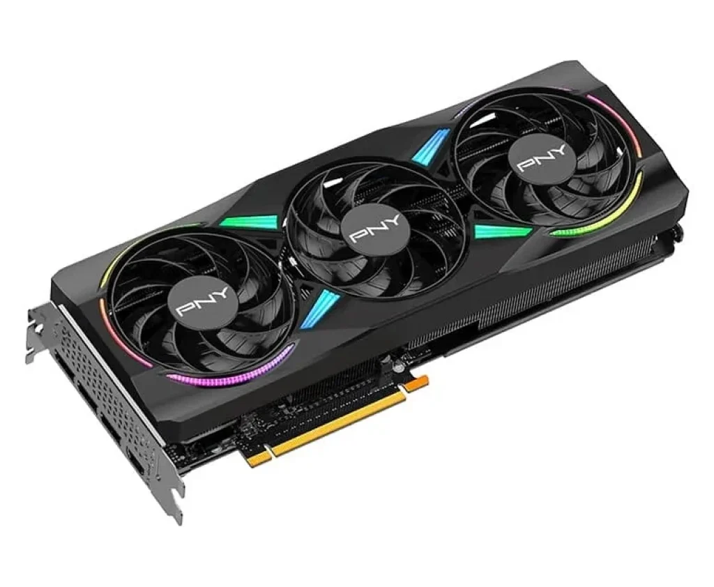 Placa de Vídeo PNY RTX 5070 NVIDIA GeForce, ARGB, 12GB, GDDR7, 192-bit, Overclocked, Triple Fan, DLSS 4 – VCG507012TFXXPB1-O