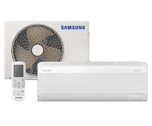 Samsung Ar-condicionado Split Inverter WindFree AI 12.000 BTUs Frio Sem Vento AR12DYFAAWKNAZ 220V