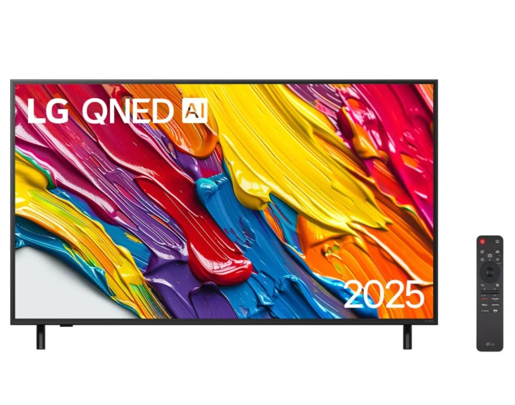 Smart TV LG QNED 86″ (2025) com Dolby Atmos, Dolby Vision, α7 iA Processor 4K Gen8, HDR10, AI Super Upscaling 4K, Modo Filmmaker, Wow Orchestra – 86QNED82ASG