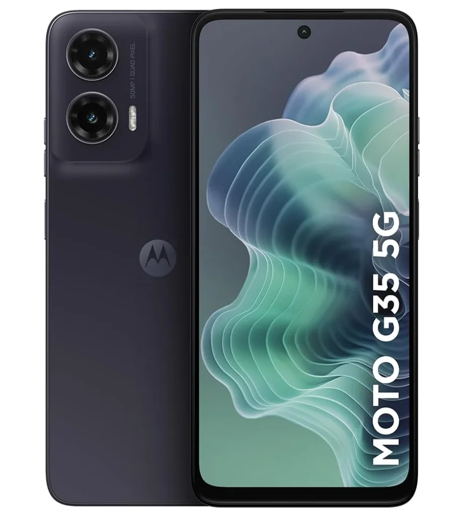 Smartphone Motorola Moto G35 5G 128GB 12GB (4GB RAM+8GB RAM Boost) Câmera 50MP Com AI NFC Tela 6.7″