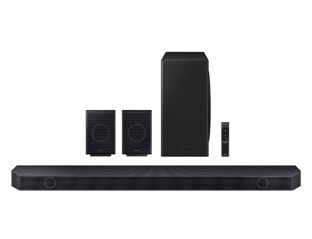 Soundbar Samsung HW-Q930D, com 9.1.4 canais, Dolby Atmos®, Sincronia Sonora e Alexa integrado Titan Black