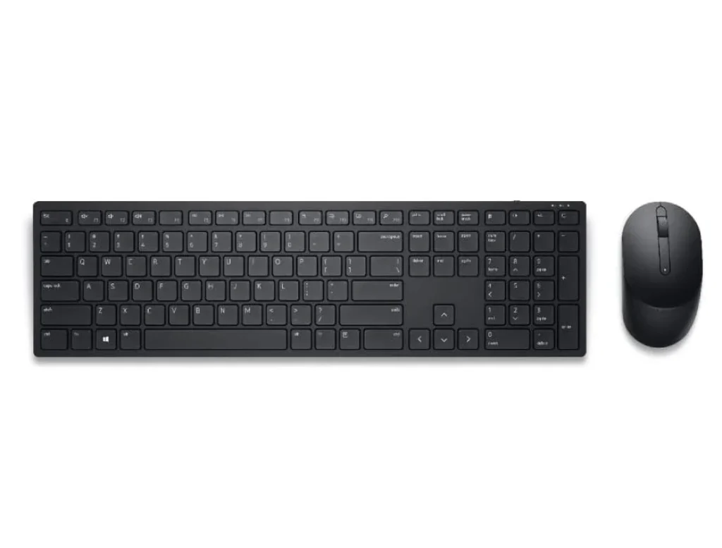 Teclado e Mouse Sem fio 4.000 DPI Dell Pro Preto — KM5221W