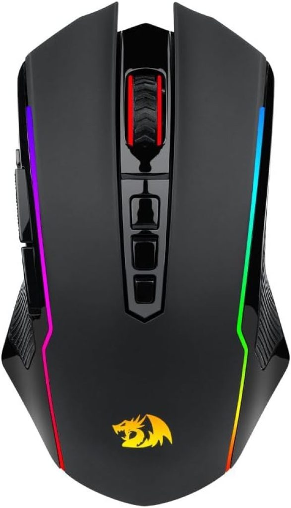Mouse Gamer Sem Fio Redragon Nix Wireless RGB – M914-RGB Preto
