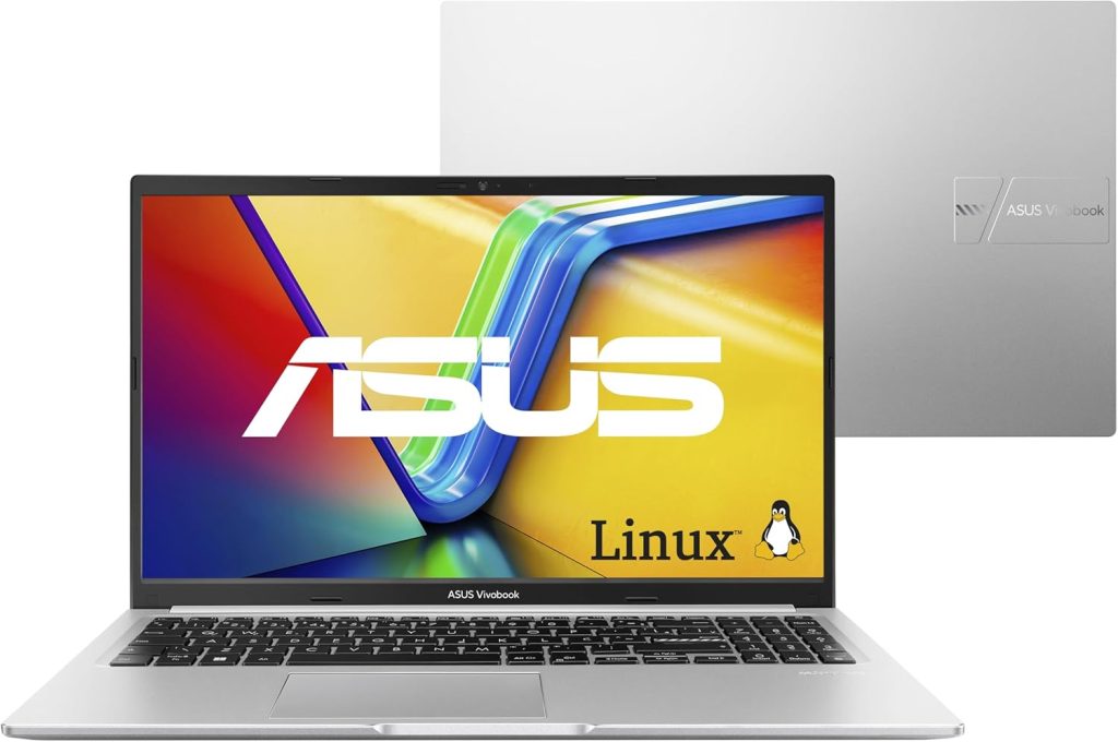 Notebook ASUS Vivobook 15 M1502YA-NJ613 AMD Ryzen 7 5825U 16GB Ram 1TB SSD Linux KeepOS 15,6″ FHD Cool Silver