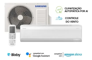 Ar-condicionado Split Samsung Inverter WindFree IA WiFi 18.000 BTUs - F-AR60F18D1AW