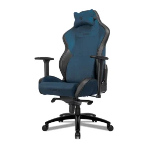 Cadeira Gamer Pichau Omega S, Espuma Moldada, Tecido + PU, Braço 3D, Deep Blue – PCH-OMGS-DPB