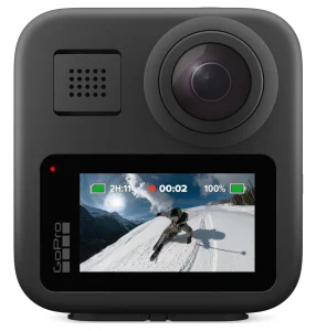 Câmera de Ação GoPro MAX – 360° à Prova d’água, Vídeo 360 5.6K, Reenquadramento 4K, Foto 360, GPS, Live 1080p, Max HyperSmooth, TimeWarp, Trava de horizonte, Capturas com bastão invisível