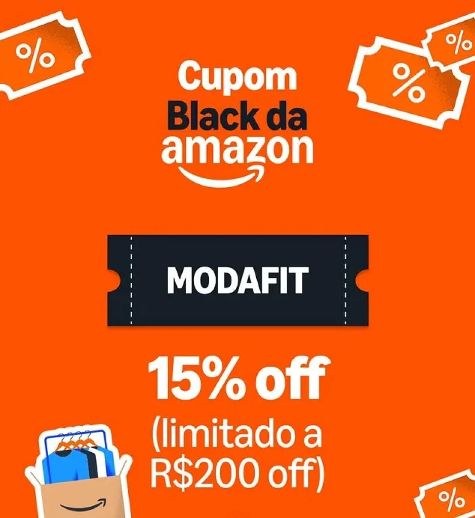 Cupom Amazon 15% OFF em Moda, Esportes e Lazer
