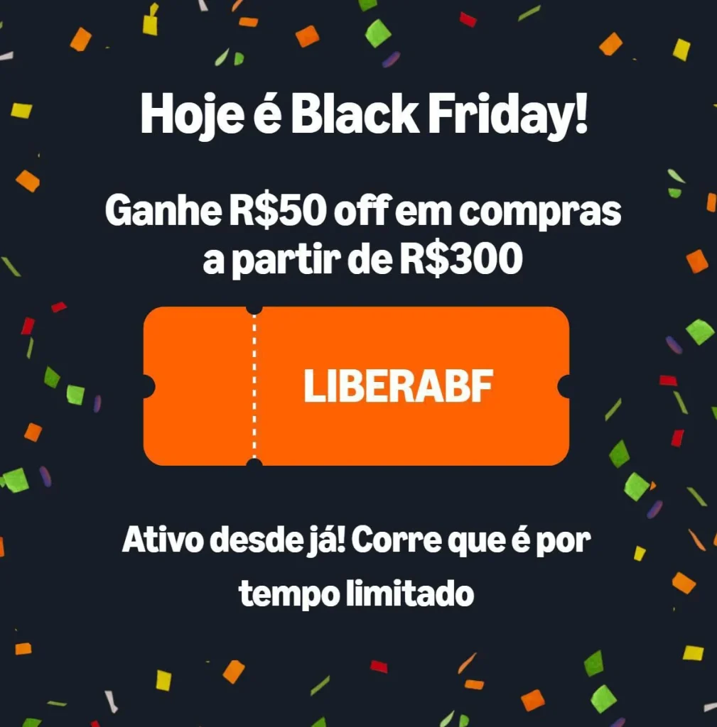 Cupom Amazon R$50 OFF em compras a partir de R$450