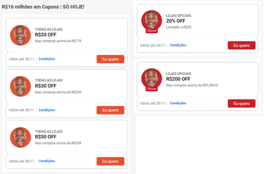 Cupom Digitável Shopee R$200 OFF em R$1.200