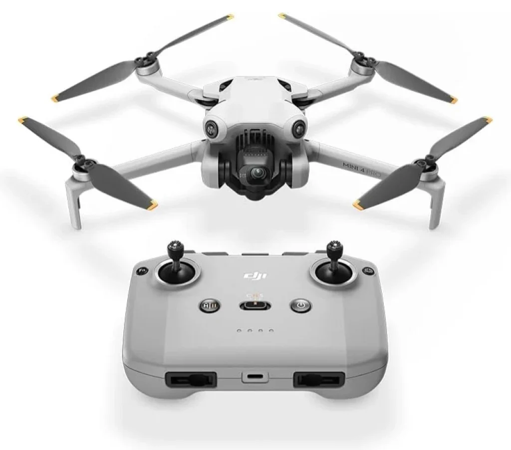 Drone DJI Mini 4 Pro Standard – Detecção de obstáculos omnidirecional, Controle DJI RC-N2 (Sem tela) BR- DJI041