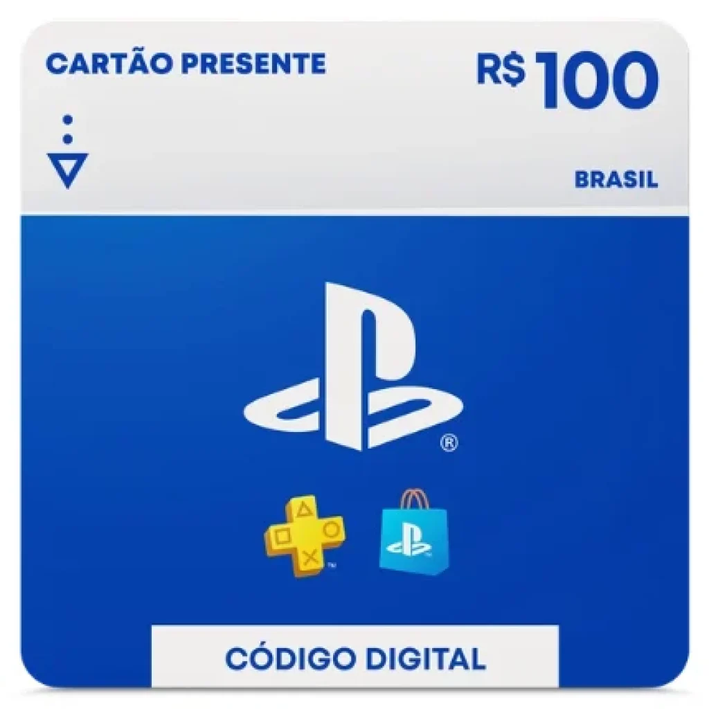 Gift Card Sony PlayStation R$100