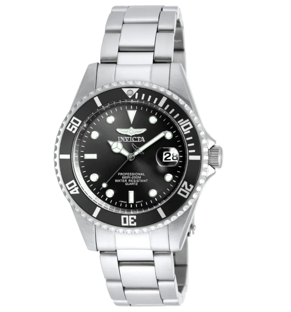 Relógio Invicta Masculino Pro Diver 8932OB Mostrador Analógico Quartzo Prata, Aço Inoxidável