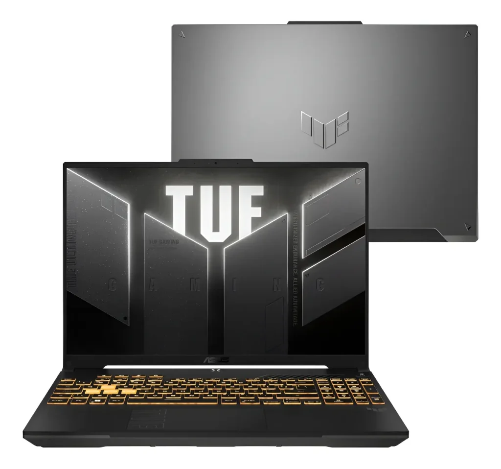 Notebook Gamer ASUS TUF Gaming F16, RTX 3050, Core 5 210H, 8/512GB Mecha Gray, KeepOS – FX607VJ-RL002